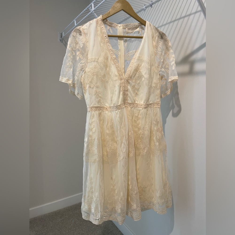 Cream Lace Cocktail Dress, never worn
